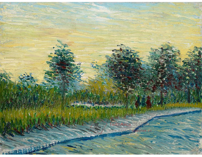 R2-939 Vincent van Gogh - Cesta do Voyer d Argenson parkem v Asnieres