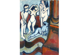 VELK 41 Ernst Ludwig Kirchner - Čtyři dřevěné plastiky