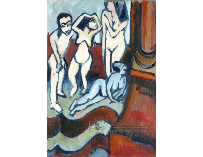 VELK 41 Ernst Ludwig Kirchner - Čtyři dřevěné plastiky