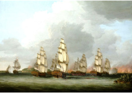 VF236 Dominic Serres - Zničení amerického loďstva v Penobscot Bay, 14. srpna 1779