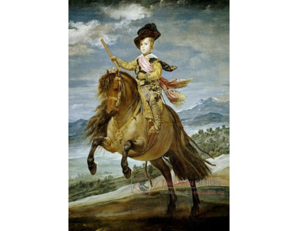 SO VII-210 Diego Velazquez - Jezdecký portrét prince Charlese Balthasara