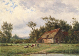 SO XIII-294 Jan Evert Morel - Krajina s domem a dobytkem