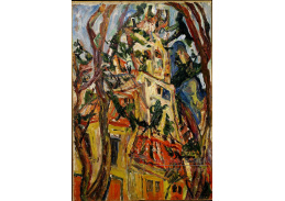 KO V-399 Chaim Soutine - Věž Saint-Pierre v Céret