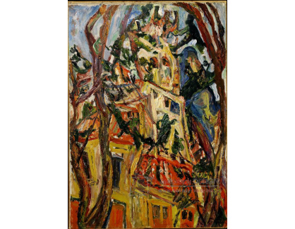 KO V-399 Chaim Soutine - Věž Saint-Pierre v Céret