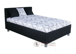 BOBBY, čalouněná postel s načalouněnou matraci 140x200cm, výběr provedení