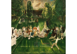 A-1591 George Bellows - Tenisový turnaj