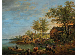 A-1798 Max Joseph Wagenbauer - Krajina u horského jezera