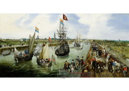 DDSO-4684 Adriaen van de Venne - Odjezd hodnostářů z Middelburgu