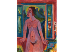 A-7972 Ernst Ludwig Kirchner - Nahá žena u okna
