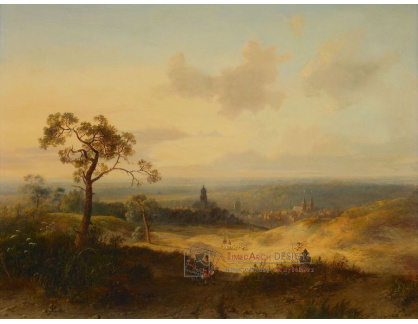 A-8634 Cornelis Lieste - Pohled na město Cleves