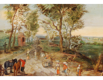 BRG-83 Jan Brueghel - Rolníci při cestě na trh