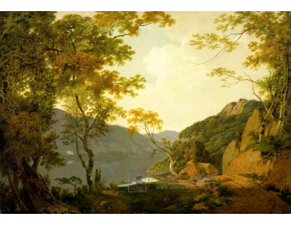 SO IX 459 Joseph Wright - Nad jezerem