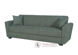 FOLLY, pohovka rozkládací, látka zelená