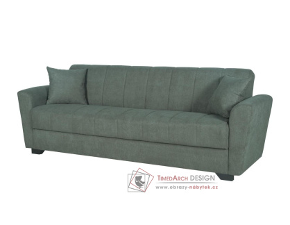 FOLLY, pohovka rozkládací, látka zelená