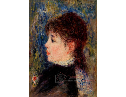 D-6934 Pierre-Auguste Renoir - Mladá žena s růží