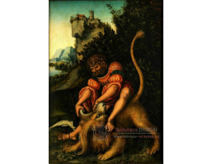 VlCR-139 Lucas Cranach - Samson poráží lva