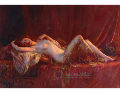 A-8315 Delphin Enjolras - Ležící exotická kráska