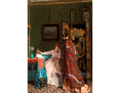 D-7731 Alfred Stevens - Návštěva