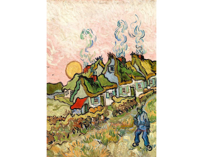 R2-399 Vincent van Gogh - Domy s postavou