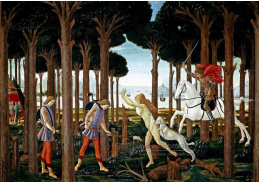 R17-81 Sandro Botticelli - Příběh Nastagio degli Onesti I
