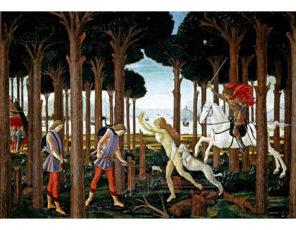 R17-81 Sandro Botticelli - Příběh Nastagio degli Onesti I