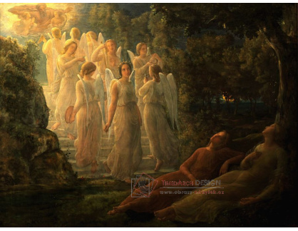 VF13 Louis Janmot - Báseň duše, zlaté schody