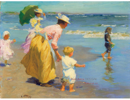 SO IV-446 Edward Henry Potthast - Na pláži