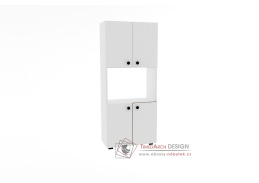 AYAZ, kuchyňská skříň 4-dveřová, bílá