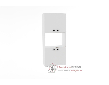 AYAZ, kuchyňská skříň 4-dveřová, bílá