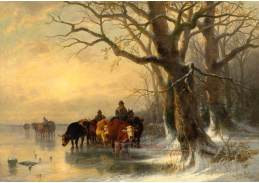 A-702 Christian Friedrich Mali - Jízda se stádem domů