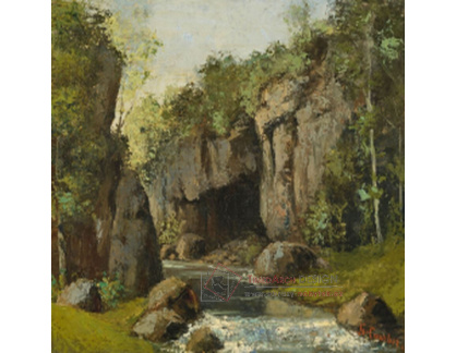 A-8836 Gustave Courbet - Říční krajina