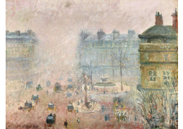 D-8111 Camille Pissarro - Place du Theatre Francais za mlhy