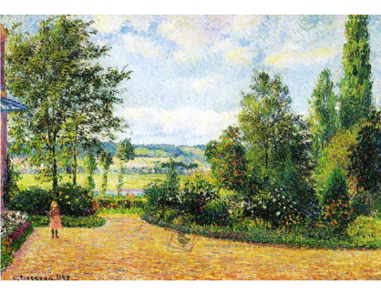 VCP-179 Camille Pissarro - Terasa do zahrady v Mirbeau
