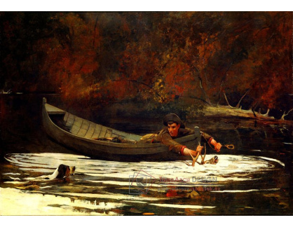 VU54 Winslow Homer - Lovec a jeho pes