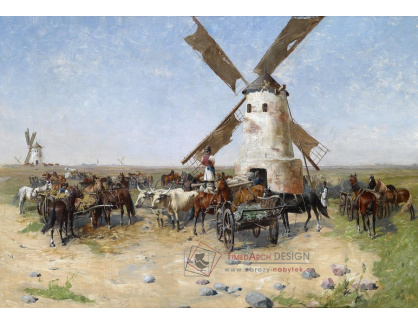 SO V-189 Laszlo Pataky - Větrné mlýny v krajině Puszta