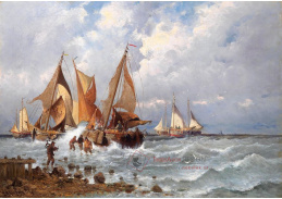 SO XVI-10 Adolf Kaufmann - Rybáři na pobřeží