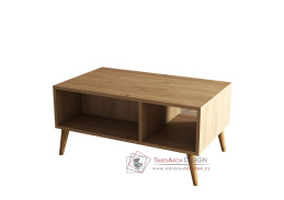 EXXEN, konferenční stolek 90x42cm, dub