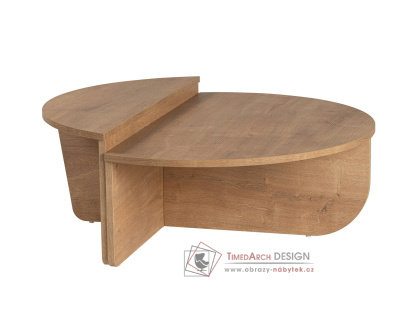 ORION, konferenční stolek 90x60cm, dub medový