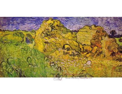 A-61 Vincent van Gogh - Pole se stohy pšenice