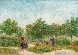 VR2-332 Vincent van Gogh - Námluvy v parku Voyer d Argenson v Asnieres