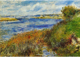 VR14-50 Pierre-Auguste Renoir - Břeh Seiny v Champrosay