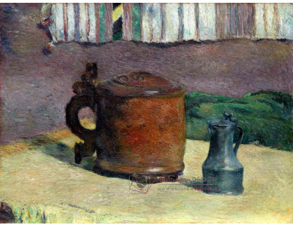 R9-304 Paul Gauguin - Zátiší s džbánem a konvicí