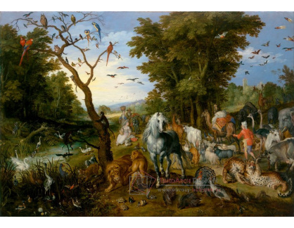 BRG-68 Jan Brueghel - Nastupování zvířat do Noemovy archy