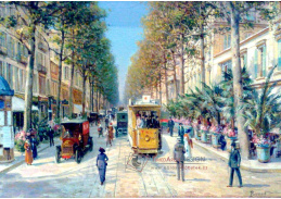 VF214 Louis Beroud - L Avenue de la Gare v Nice