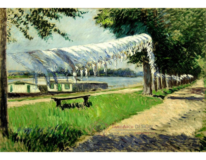 SO IV-348 Gustave Caillebotte - Sušení prádla na břehu Seiny