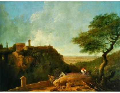 SO V-316 Richard Wilson - Tivoli, chrám Sibyly a Campagna