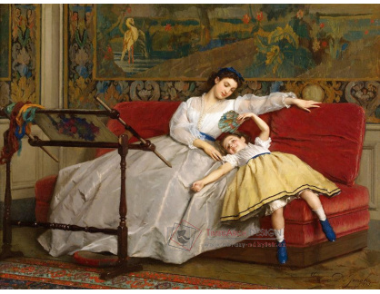KO III-165 Gustave Léonard de Jonghe - Matka s dcerkou