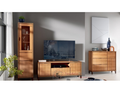 KERBIS, obývací sestava nábytku, dub karamel