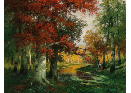 A-1624 Adolf Kaufmann - Podzimní lesní krajina