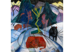A-6699 Franz Marc - Bizon v zimě